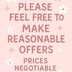 Negotiable Offers 🌷
